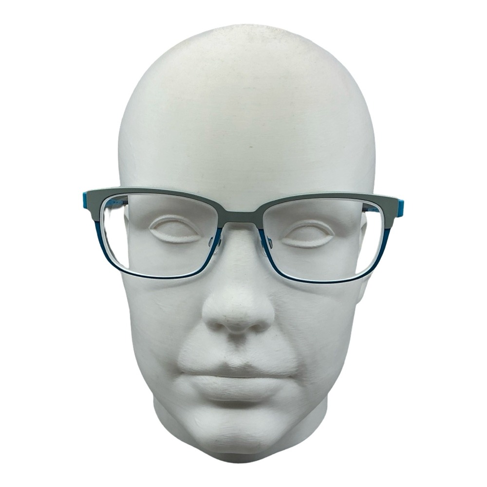 Bevel Alexander 8690 LBLG Titanium Eyeglasses Gray Blue 56-19-145 Japan